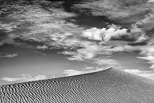California-Death Valley National Park-Early morning on the Mesquite Flat Dunes Landscape Print